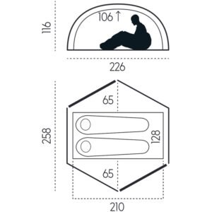 FjällrävenAbisko Friluft 2 Zelt – Bild 5