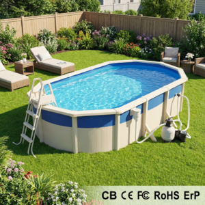 Pool aus verzinktem Stahl, Poolstruktur – Bild 4
