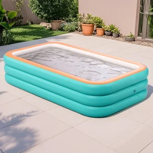 Aufblasbarer, faltbarer Pool für den Garten, ideal für Garten- und Rasenpartys, langlebig und verdickt – Bild 6