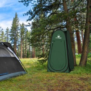 Wakeman Outdoors Pop Up Pod - Privatsphäre-Duschzelt, Umkleidekabine oder tragbarer Toilettenstand mit Tragetasche für Camping, Strand oder Heckklappe – Bild 3