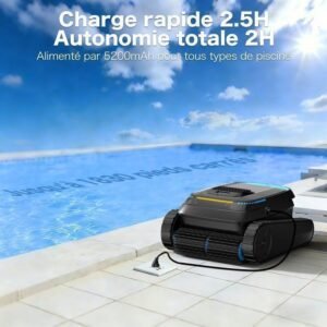 AIRROBO CP20 Akku-Poolroboter - 120min & 170m² Laufzeit - Hohe Saugkraft – Bild 5