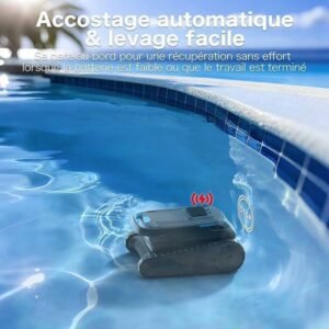 AIRROBO CP20 Akku-Poolroboter - 120min & 170m² Laufzeit - Hohe Saugkraft – Bild 6