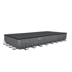 BESTWAY APX 365 Rohrrahmen-Aufstellschwimmbecken-Kit - 956 x 488 x 132 cm - Rechteckig (Sandfilter, 500g Polysphere, Leiter, Abdeckplane) – Bild 7