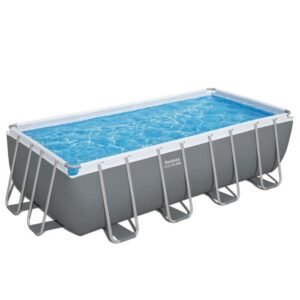 BESTWAY Steel Pro Max™ Aufstellpool-Set - 488 x 244 x 122 cm - Rechteckig (Sandfilter, Leiter, Abdeckung) – Bild 3