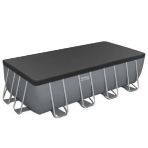 BESTWAY Steel Pro Max™ Aufstellpool-Set - 488 x 244 x 122 cm - Rechteckig (Sandfilter, Leiter, Abdeckung) – Bild 7