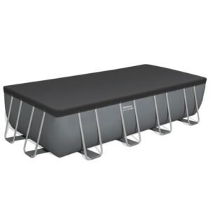 BESTWAY Steel Pro Max Aufstellpool-Set - 549 x 274 x 122 cm - Rechteckig (Sandfilter, Leiter, Abdeckplane) – Bild 8