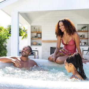 INTEX PureSpa Chevron Aufblasbarer Whirlpool 6 Personen Quadratisch + ZR100 Pool- und Spa-Reiniger – Bild 8