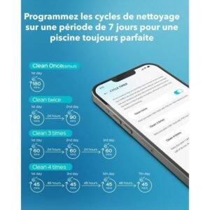 Akku-Poolroboter Wybot C2 - Doppelt ultrafeine Filtration - Hohe Akku-Laufzeit - Smartphone-App – Bild 5