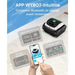 Poolroboter WYBOT Osprey 800 - Kabellos - 150 Min Laufzeit - Filtration 180 Mikron – Bild 3