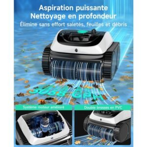 Poolroboter WYBOT Osprey 800 - Kabellos - 150 Min Laufzeit - Filtration 180 Mikron – Bild 5