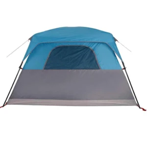 Zelt 4-5 Personen Camping Vorzelt Fenster Tunnelzelt Familienzelt Festivalzelt – Bild 9