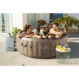 BESTWAY Lay-Z-Spa Dominica Aufblasbarer Whirlpool 4-6 Personen - 196x71 cm - Rund – Bild 5