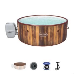 BESTWAY Lay-Z-Spa Helsinki Aufblasbarer Whirlpool - 180 Airjets - 180 x 66 cm - 5-7 Personen - Rund – Bild 3
