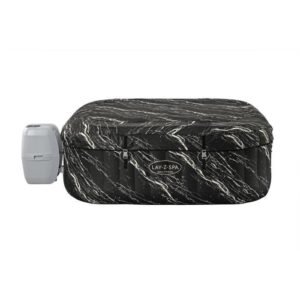BESTWAY Lay-Z-Spa Hollywood Aufblasbarer Whirlpool Quadratisch 4-6 Personen - 180x180x66 cm - Schwarz Marmoriert mit LED – Bild 7
