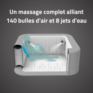 BESTWAY Lay-Z-Spa Majorca HydroJet Pro Aufblasbarer Whirlpool 4-6 Personen - Quadratisch – Bild 5