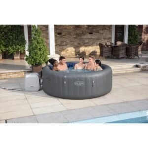 BESTWAY Lay-Z-Spa Santorini Aufblasbarer Whirlpool - 5-7 Personen - Rund - mit ColorJet LED – Bild 3