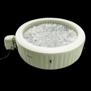 INTEX PureSpa Olive Aufblasbarer Whirlpool 8 Personen - 170 Blasendüsen – Bild 7