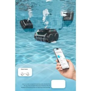 Akku-Poolroboter WYBOT C2 Vision - Smart Vision - 8 Reinigungsmodi - 180 Min Laufzeit – Bild 3