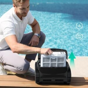 Akku-Poolroboter WYBOT C2 Vision - Smart Vision - 8 Reinigungsmodi - 180 Min Laufzeit – Bild 5