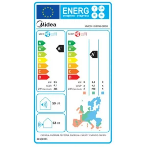 MIDEA portasplit mobile umschaltbarer Klimaanlage – Bild 4